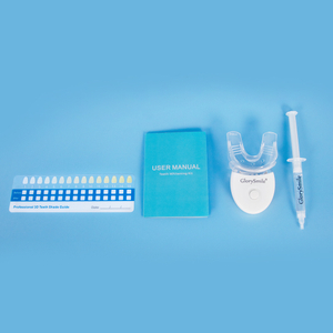 Private Label Teeth Whitening Lamp Machine Home Non Peroxide Tooth Bleaching Gel Syringes Kit