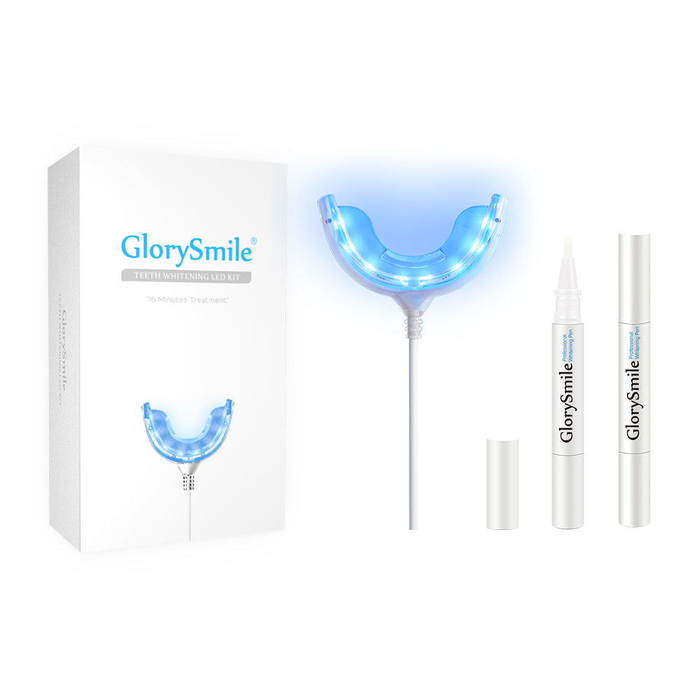 Glorysmile Smart 16 Led Light Whitening Teeth Kit Custom Logo