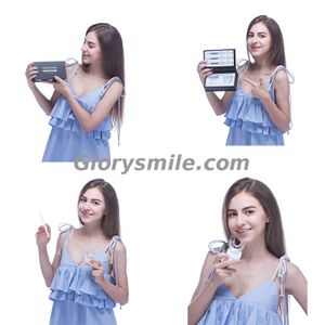 Glorysmile Laser Teeth Whitening Blue Light Device Wholesale Non Peroxide Gel Refill Kit For Home
