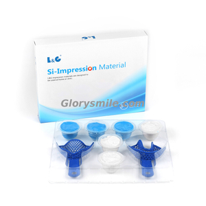 Glorysmile Addition Silicone 28gx6 Dental Impression Material Kits With Trays